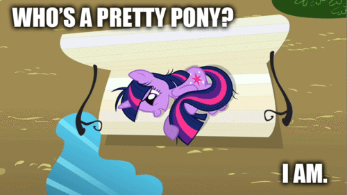 Who's a pretty pony